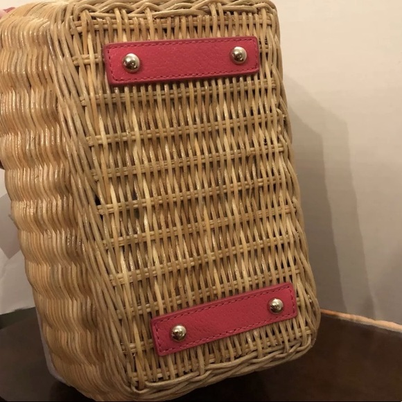 ➕ Kate spade picnic perfect 3D Wicker basket bag - Picture 4 of 8
